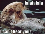 Otter can't hear you