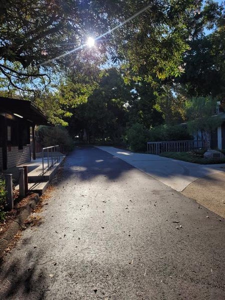 The entrance to the UCR Botanical Gardens