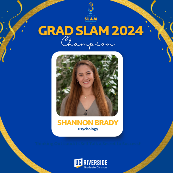 Shannon Brady Grad Slam Winner