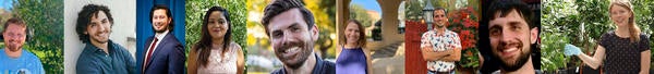 Headshots of all contestants placed next to each other horizontally