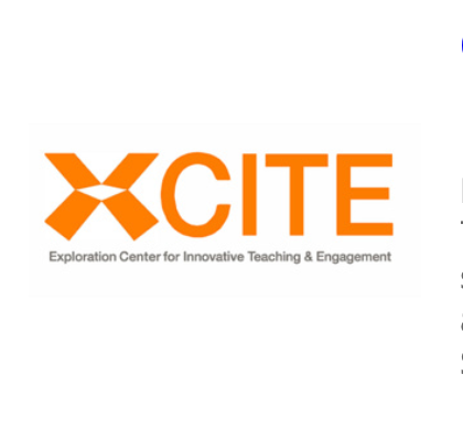 XCITE logo (orange text on white background)