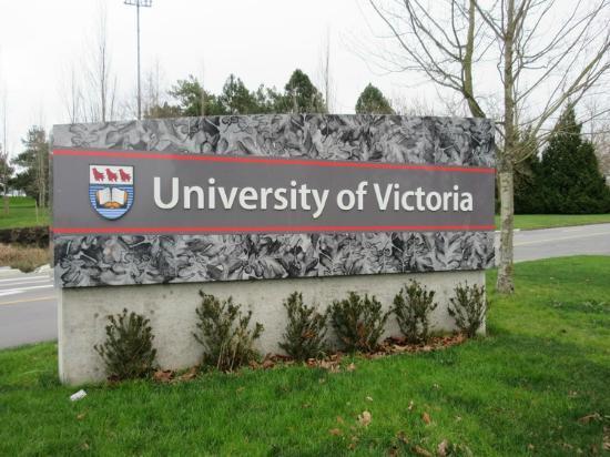 University of Victoria sign