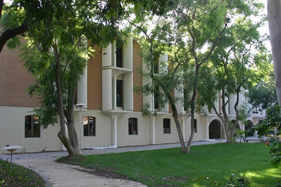 A picture of the Life Sciences Courtyard